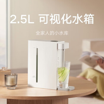小米家用台式免安装2.5L水箱3秒速轻音运行智能屏显自清洁模式直饮机 S2022