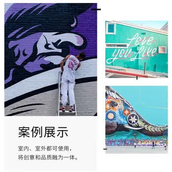 青竹画材（CHINJOO）丙烯颜料酞青蓝1L大袋丙烯美术生室内外防水防晒不掉色白色金色diy材料染美术写生美育工具