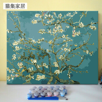数字油画咖啡馆价格及图片表- 京东