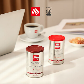 ILLY意利（illy）冻干速溶黑咖啡粉（浓醇风味）瑞士进口95g