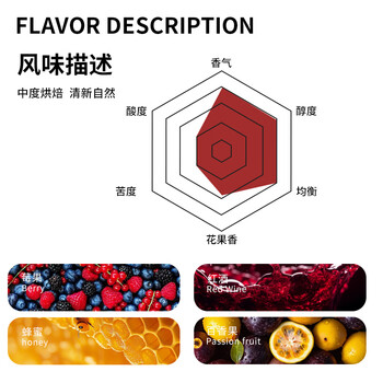 鹿家嘴云南小粒咖啡普洱咖啡红酒日晒精品手冲咖啡豆250g阿拉比卡