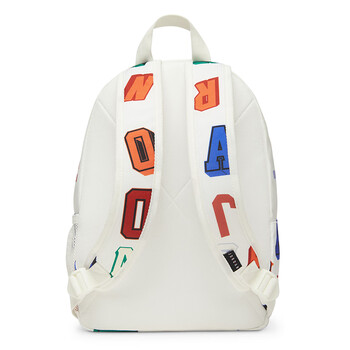 Jordan男女乔丹 聚酯纤维 书包背包 字母印花 双肩包DV5304-133白 均码