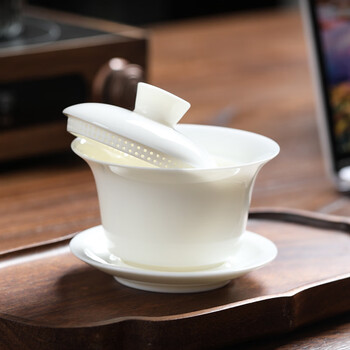 中国茶器 景徳鎮 九龍馬蹄三才蓋碗 茶杯 新品未使用 中国茶器 景徳鎮 九龍馬蹄三才蓋碗 茶杯 （三才杯价格报价行情