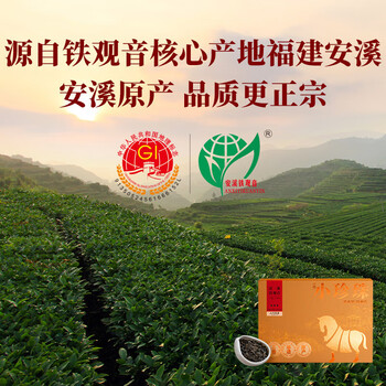 八马茶业 福建安溪铁观音250g【小珍珠3星】浓香型乌龙茶 高端茶叶礼盒装