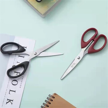 晨光普惠型经典剪刀160mm办公剪刀ASSN2248不锈钢锋利剪纸手工剪 12把装