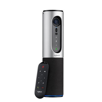 罗技（Logitech）高清视频会议网络摄像头 电脑摄像头USB外接桌面摄像头带麦克风隐私盖适用1-6人 CC2000E