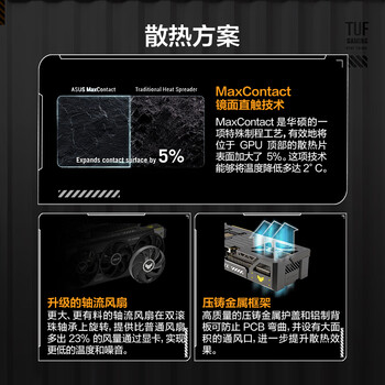 华硕（ASUS）TUF GeForce RTX 5080 O16G GAMING 电竞游戏显卡