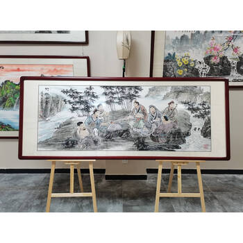 竹林七贤国画价格报价行情- 京东