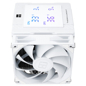 利民（thermalright）Peerless Assassin 120 Digital WHITE 数显屏 六热管CPU风冷散热器 PA120 Digital WHITE