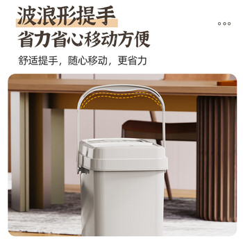 本迪双层带盖茶渣桶滤茶桶茶叶茶水桶排水管茶具茶漏废水桶10L
