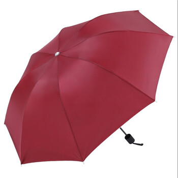FMBZ 57cm*8K三折手动晴雨两用银胶折叠雨伞GGS-02