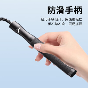 安踏竞速跳绳铝合金钢丝跳绳成人专用健身减肥运动小学生中考比赛考试