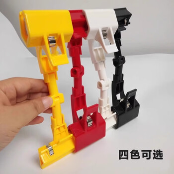 美销宝 爆炸贴夹子彩色广告夹子多功能标签夹POP广告纸夹拇指夹机械夹价格标签夹双头夹超市商品标价夹