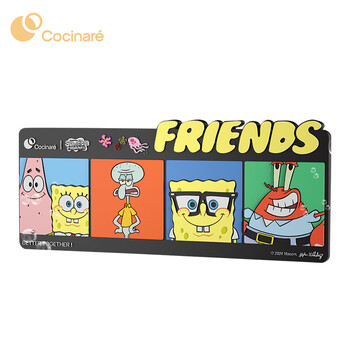 COCINARE海绵宝宝联名系列咖啡沥水垫拼图款 可拆卸拼装隔热咖啡杯垫 防滑垫桌面吧台加厚防水垫配件 COCINARE海绵宝宝联名系列咖啡沥水垫拼图款 可拆卸拼装隔热咖啡杯垫 防滑垫桌面吧台加厚防水垫配件