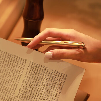 樱花（SAKURA）黄铜笔礼盒开学季38礼物签字笔商务宝珠笔礼盒日本大赏进口精致现代感笔008粉色高档金属杆礼品笔