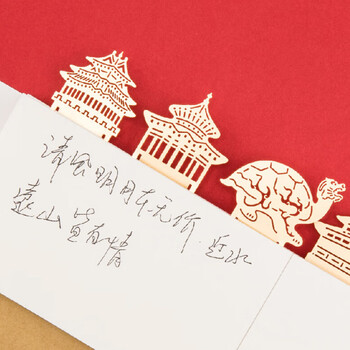 奉旨【全网低价】故宫文创 宫迎和瑞-金属书签便签礼盒套装1套6支装 学生生日毕业礼物 学生礼物