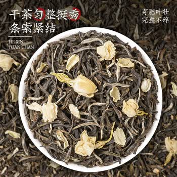 越峰特级茉莉花茶春茶新茶袋装茉莉花茶茶叶自己喝口粮茶2袋共500g