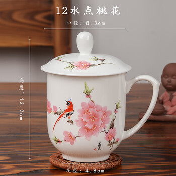 景德镇粉彩茶杯- 京东