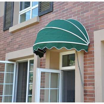 伸缩雨棚手摇雨逢遮阳蓬雨鹏法式欧式伸缩棚防晒折叠雨搭子西瓜棚