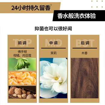 立白 洗衣液 小白白运动衣物专用500g*3瓶 清洁祛味抑菌留香去汗味