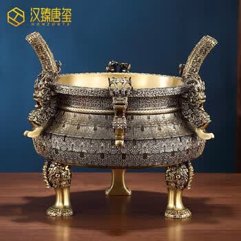 三足青铜香炉型号规格- 京东