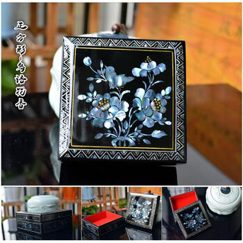 螺钿細工　置物 螺钿镶嵌家具- 京东