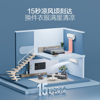 海尔（Haier） 大1匹一级能效壁挂式卧室空调 自清洁 防直吹 挂机 KFR-26GW/E1-1