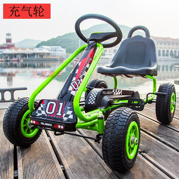 卡丁车儿童四轮脚踏玩具大小号健身运动童车男女宝宝脚蹬自行车贝多奇