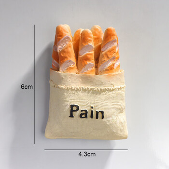 优学库 国潮美食冰箱贴卡通可爱装饰贴 法棍+蛋挞 伴手礼 开学季 优学库 国潮美食冰箱贴卡通可爱装饰贴 法棍+蛋挞 伴手礼 开学季