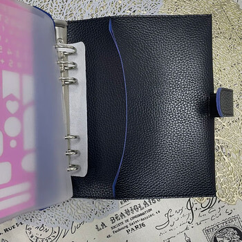 Filofax笔记本英国进口高档活页手帐软皮面简约商务办公会议记录日程礼品礼盒装POP A5黑色029410伴手礼