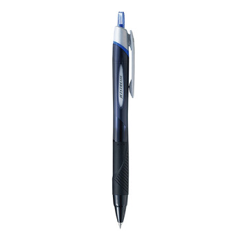 uni三菱 JETSTREAM系列按动原子笔SXN-150 顺滑学生办公用圆珠笔0.38mm 黑杆蓝芯 单支装