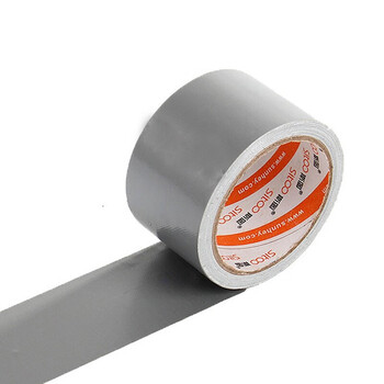 迪麦佳 【加厚250μm】强力布基胶带防台风可封窗舞台地毯胶带耐磨防水布基胶带 灰色加宽 60mm*10m 1卷