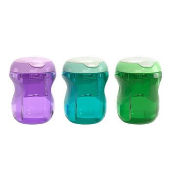 晨光(M&G)文具优握多功能三孔卷笔刀铅笔刀转笔刀削笔刀削笔器便携耐用学习紫色APS912G0