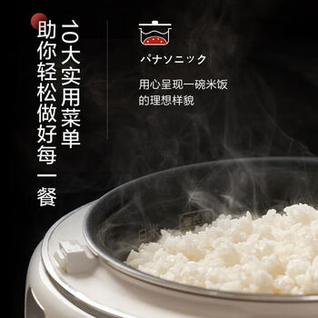 松下（Panasonic）饭墩墩电饭煲家用2-6人智能电饭锅涂层内胆 快速煮饭DK181