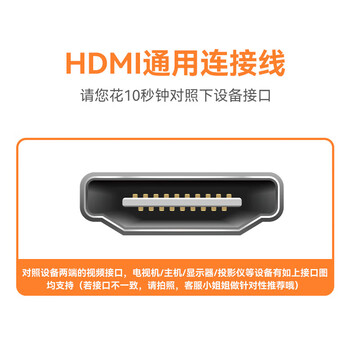 胜为（shengwei）HDMI线2.1版 0.5米 8K60Hz 4K240Hz笔记本电脑机顶盒显示器投影仪视频连接线AHH4005G 兼容HDMI2.0