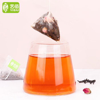 艺佰茶叶玫瑰红茶包三角茶包袋泡茶小包可冷泡茶30包/90克冷热双泡 艺佰茶叶玫瑰红茶包三角茶包袋泡茶小包可冷泡茶30包/90克冷热双泡