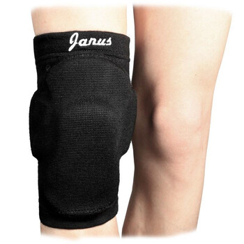 足球护膝护板janus加厚防撞防跪排球街舞足球守门员海绵护腿ja575黑色