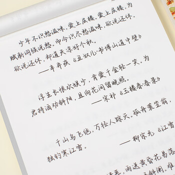 宛陵文韵 南城旧巷 诗词精选 行楷字帖手写体 优选经典古诗词牌 成人练字帖女生行书临摹钢笔硬笔