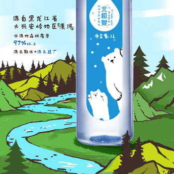 北极泉饮用天然矿泉水1L*6瓶 塑膜包装(适合孕婴饮用) 北极泉饮用天然矿泉水1L*6瓶 塑膜包装(适合孕婴饮用)