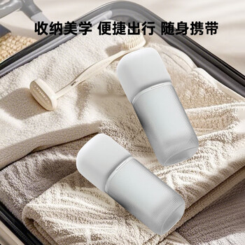 诺兰森迪洗漱杯三合一家庭旅行便携式多功能漱口杯旅游 淡萌黄