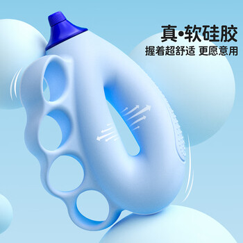猫太子握力器儿童训练器握力圈小学生手指力量锻炼握力圈球偏瘫按摩练手臂肌力指力宝握笔器 静谧蓝