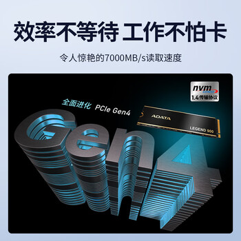 威刚（ADATA）1TB SSD固态硬盘 M.2接口(NVMe协议PCIe 4.0 x4) AI电脑配件 读速7000MB/S LEGEND 900
