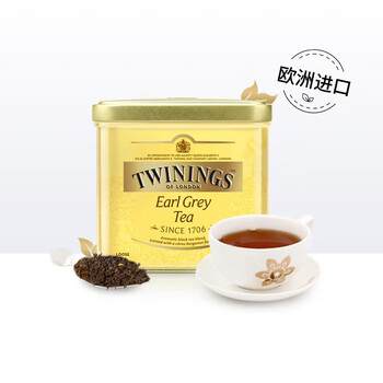 川宁（TWININGS）豪门伯爵红茶500g 罐装散茶红茶茶叶热泡茶 节日送礼办公室下午茶