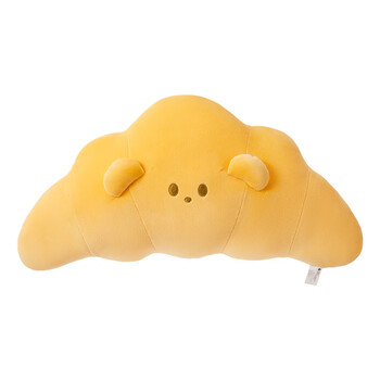 名创优品（MINISO）法式酥软牛角包抱枕面包靠枕毛绒玩偶办公室午休枕客厅沙发摆件