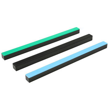 漢墨 ABS铸铁镇尺镇纸 学生初学者多功能雅黑色单支装文镇 文房四宝毛笔书法宣纸用笔架