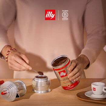 ILLY意利（illy）咖啡粉（中烘/过滤式）醇香浓郁阿拉比卡咖啡250g