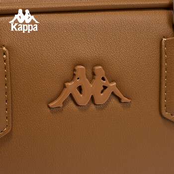 卡帕（Kappa）背靠背时尚单肩包2024新款复古斜挎包休闲包手提包女包K0F28BD11