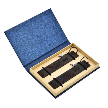 【全网低价】米兹MIEZ黑檀木质书签礼盒中国风礼品教师节礼物送老师长辈公司年会礼品龙凤吉祥如意生日礼物