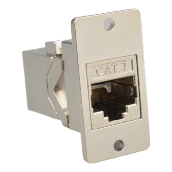 凯元达 长形USB母座插座网络长方型RJ45光纤TypeC对接头模块磨砂银屏蔽直通七类 凯元达 长形USB母座插座网络长方型RJ45光纤TypeC对接头模块磨砂银屏蔽直通七类