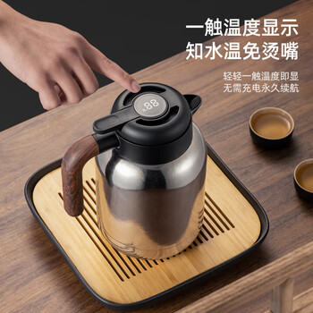 艾曼格（IMOGY）德国纯钛保温壶泡茶壶焖茶壶茶水分离老白茶闷茶壶暖壶家用热水壶
